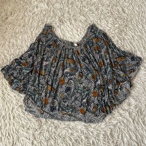 Free People Chloe Cold Shoulder Top